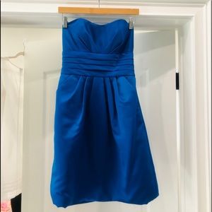 Royal blue dress